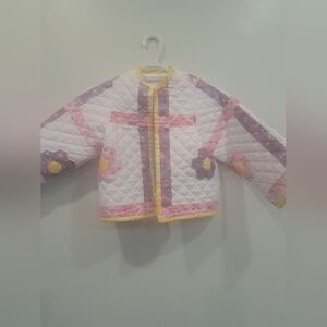 Child's quilt jacket upcycled